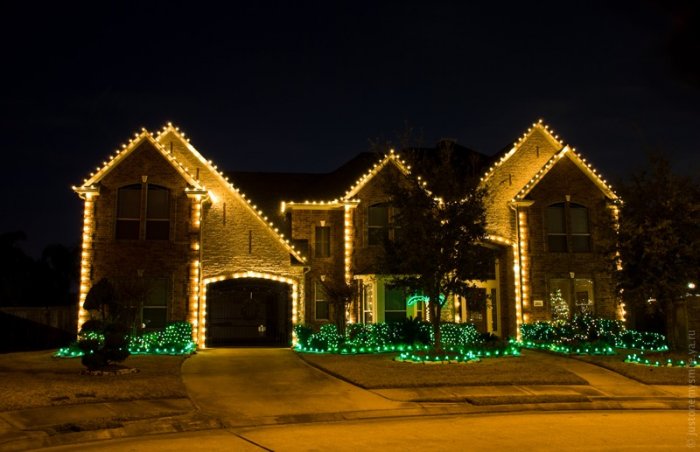 Рождественские огни американских городов Рождественские огни американских городов